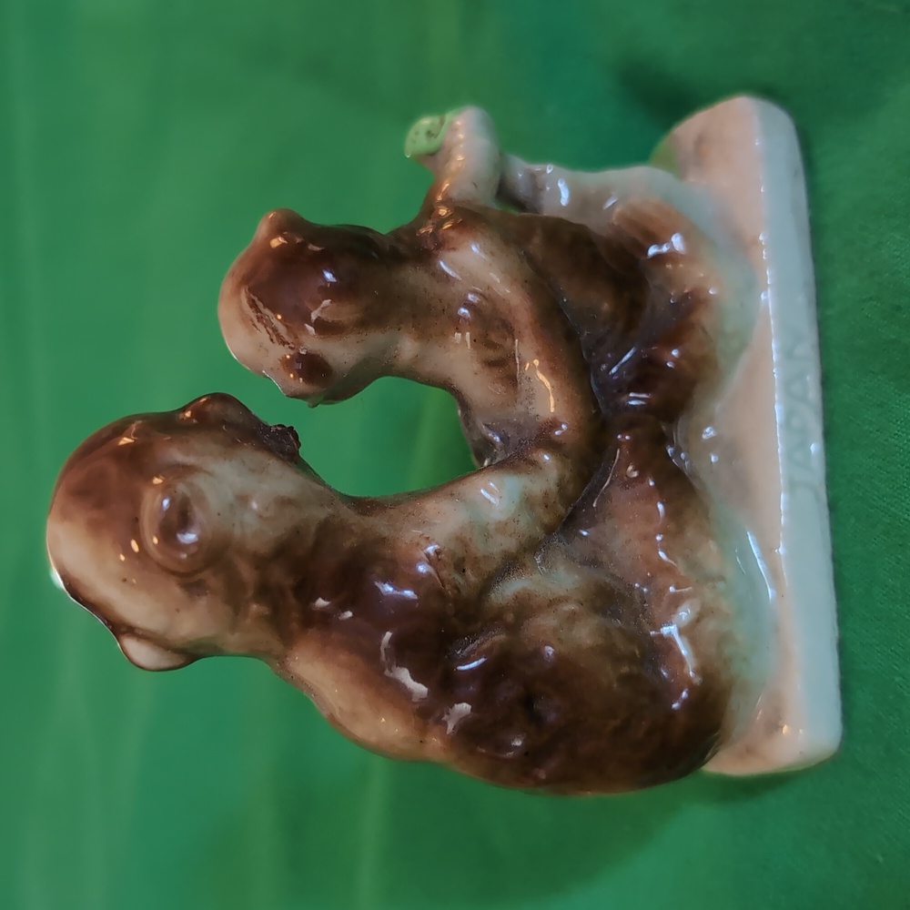 Ceramic Monkeys Parent & Child Made In Japan - Picture 3 of 5